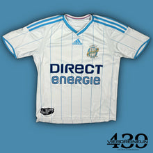 Carica l&#39;immagine nel visualizzatore di Gallery, vintage Adidas Olympique Marseille 2009-2010 home jersey {S}
