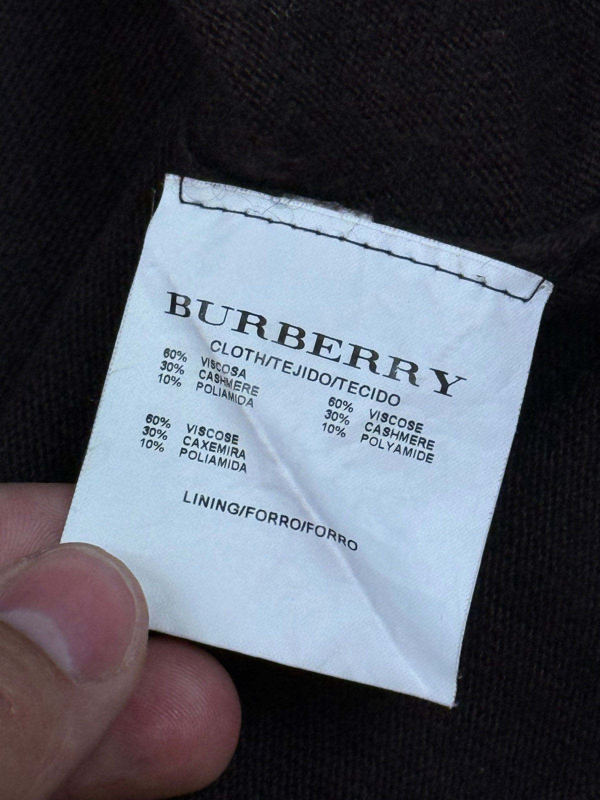 vintage Burberry longsleeve {S}