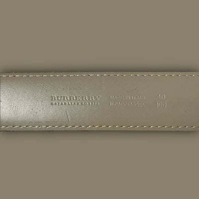 vintage Burberry belt