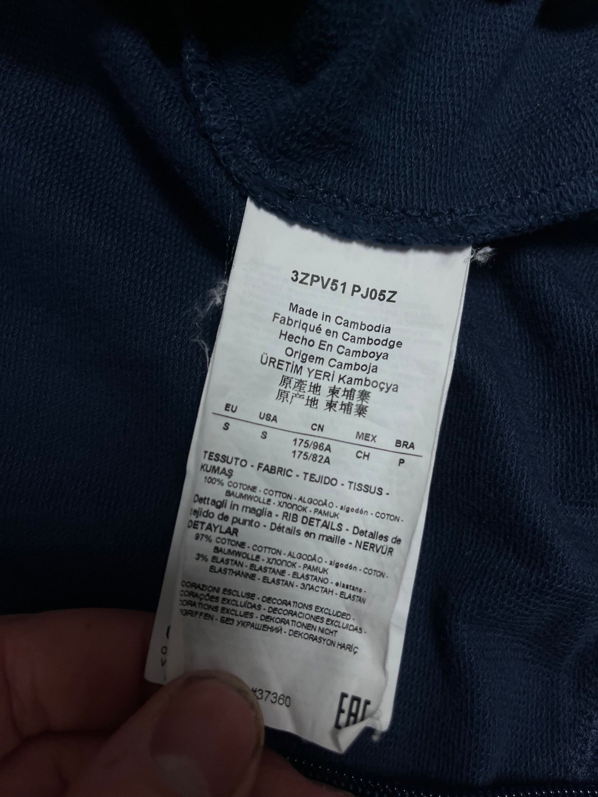 vintage EA7 Emporio Armani sweatjacket {S}
