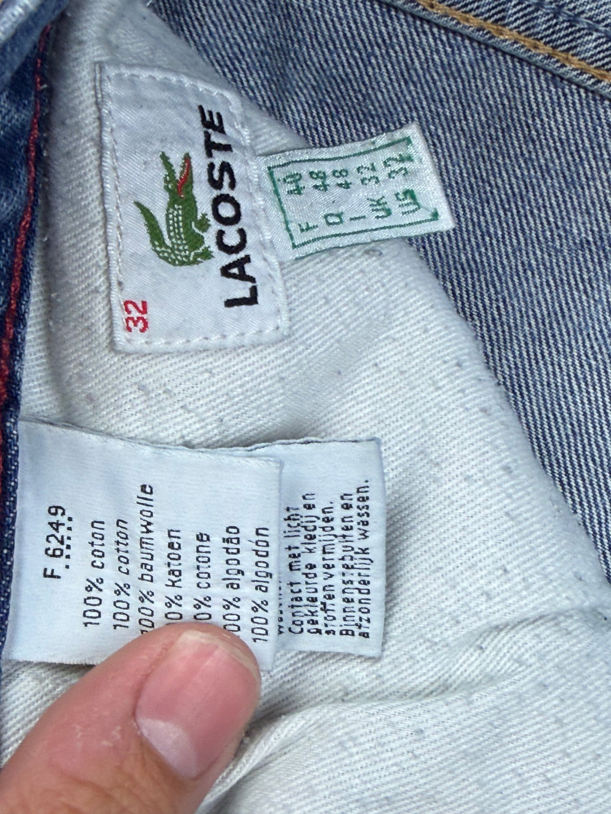 vintage Lacoste jeans