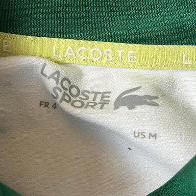 white Lacoste trackjacket {M}