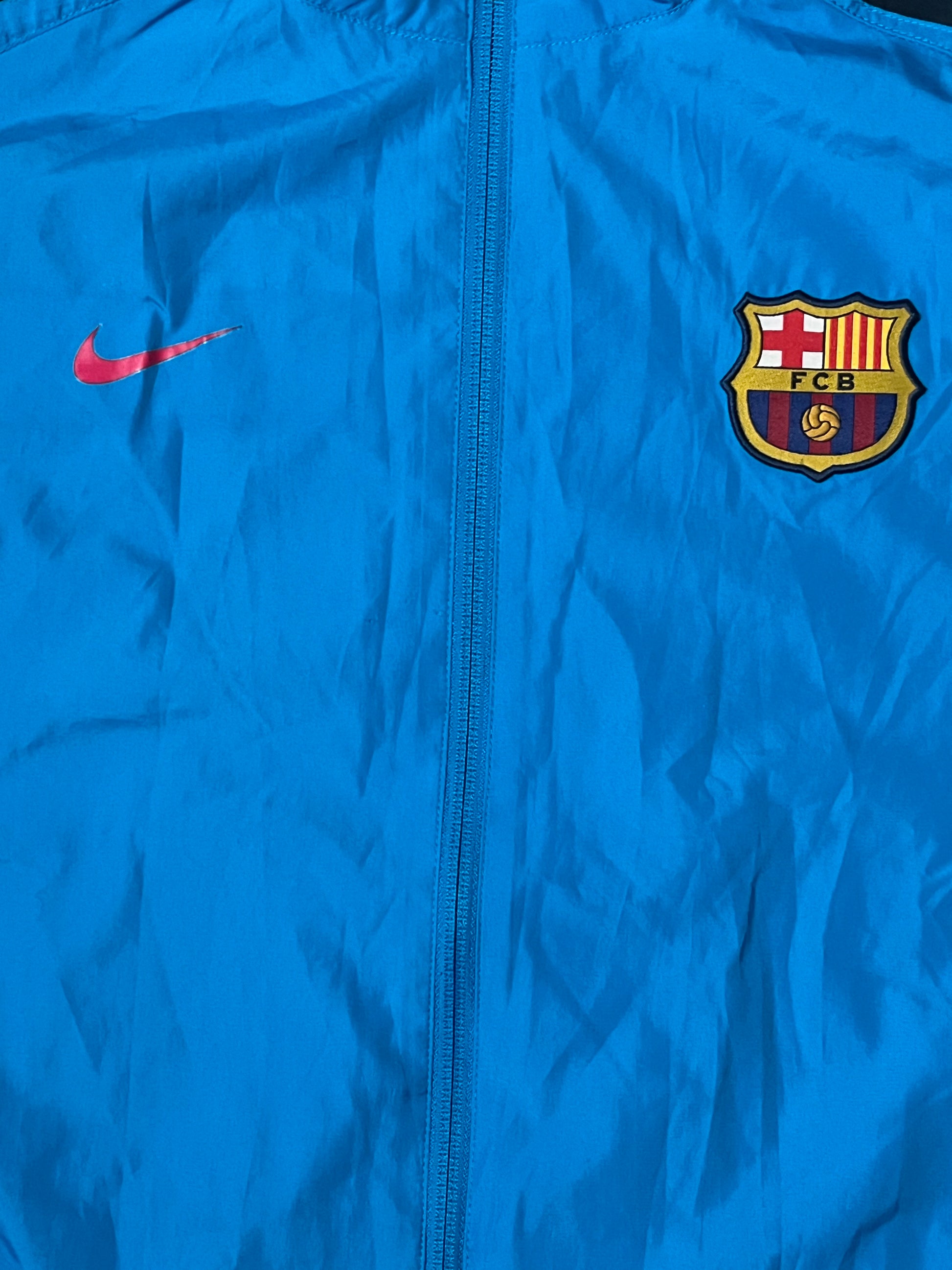 vintage Nike Fc Barcelona windbreaker {S}