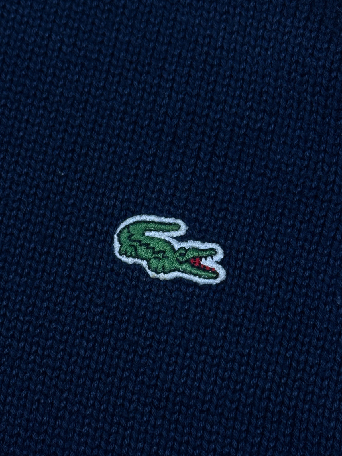 vintage navyblue Lacoste knittedsweater {L}