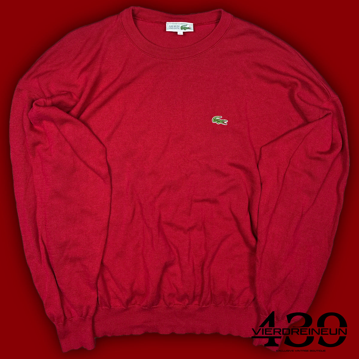 vintage Lacoste knittedsweater {M}