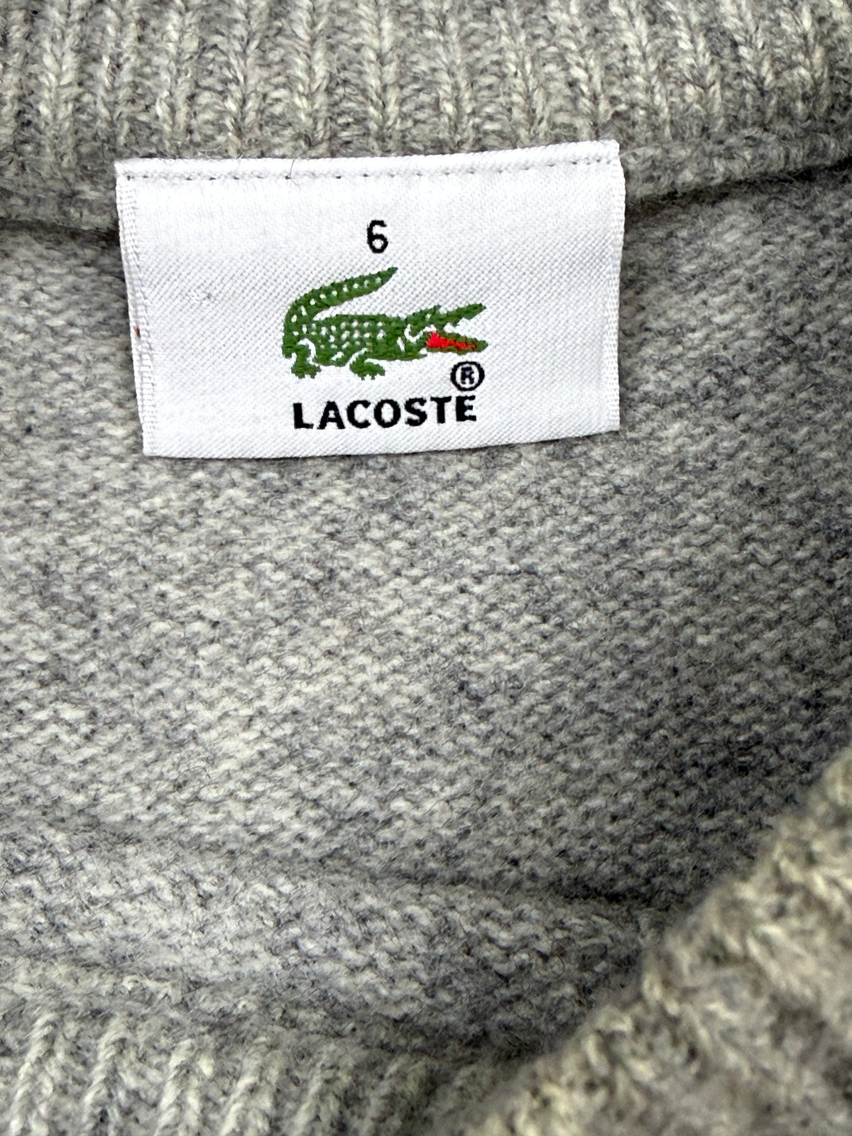 vintage Lacoste knittedsweater {M}