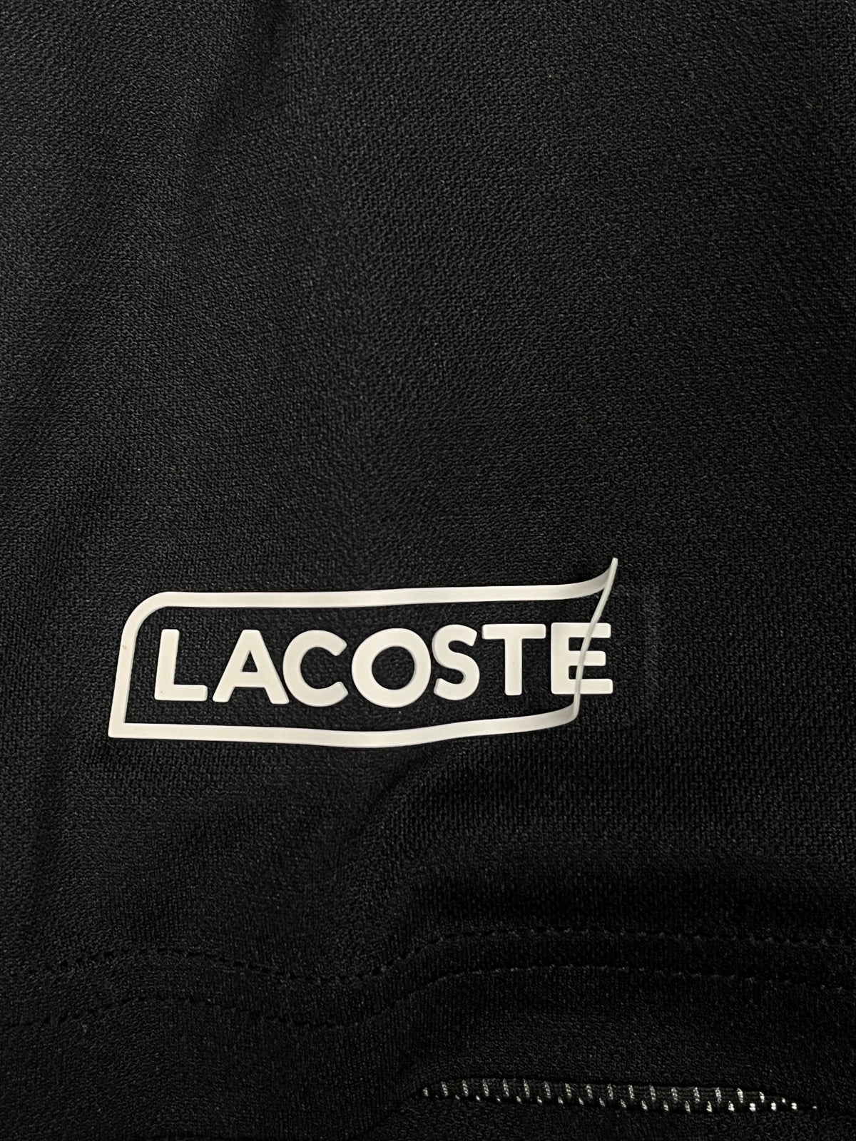black Lacoste Nova Djokovic jersey {XL}