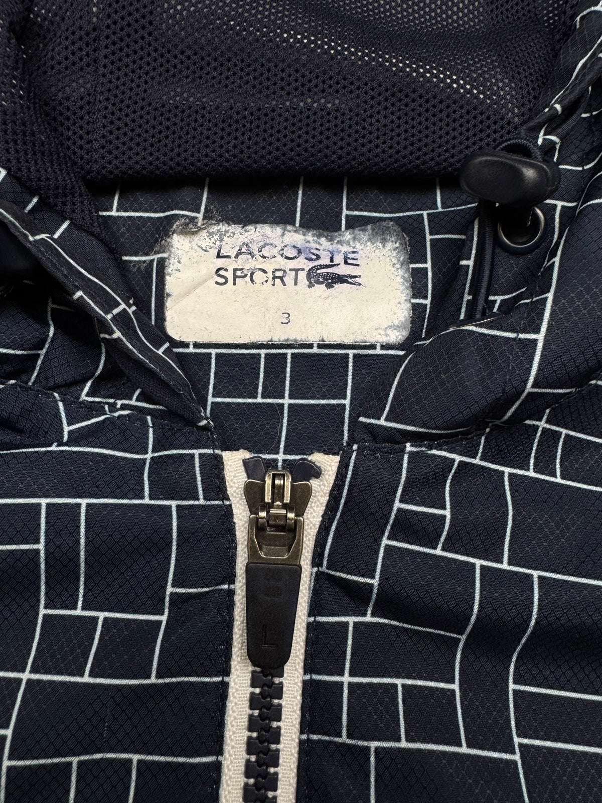 navyblue Lacoste windbreaker {L}