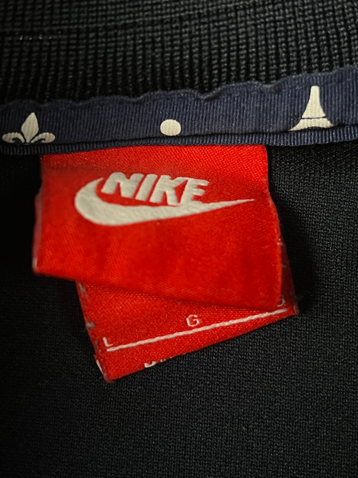 vintage Nike PSG Paris Saint Germain trackjacket {L}