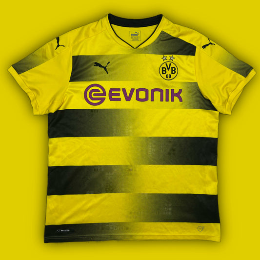 yellow puma Borussia Dortmund 2017-2018 home jersey {XL}