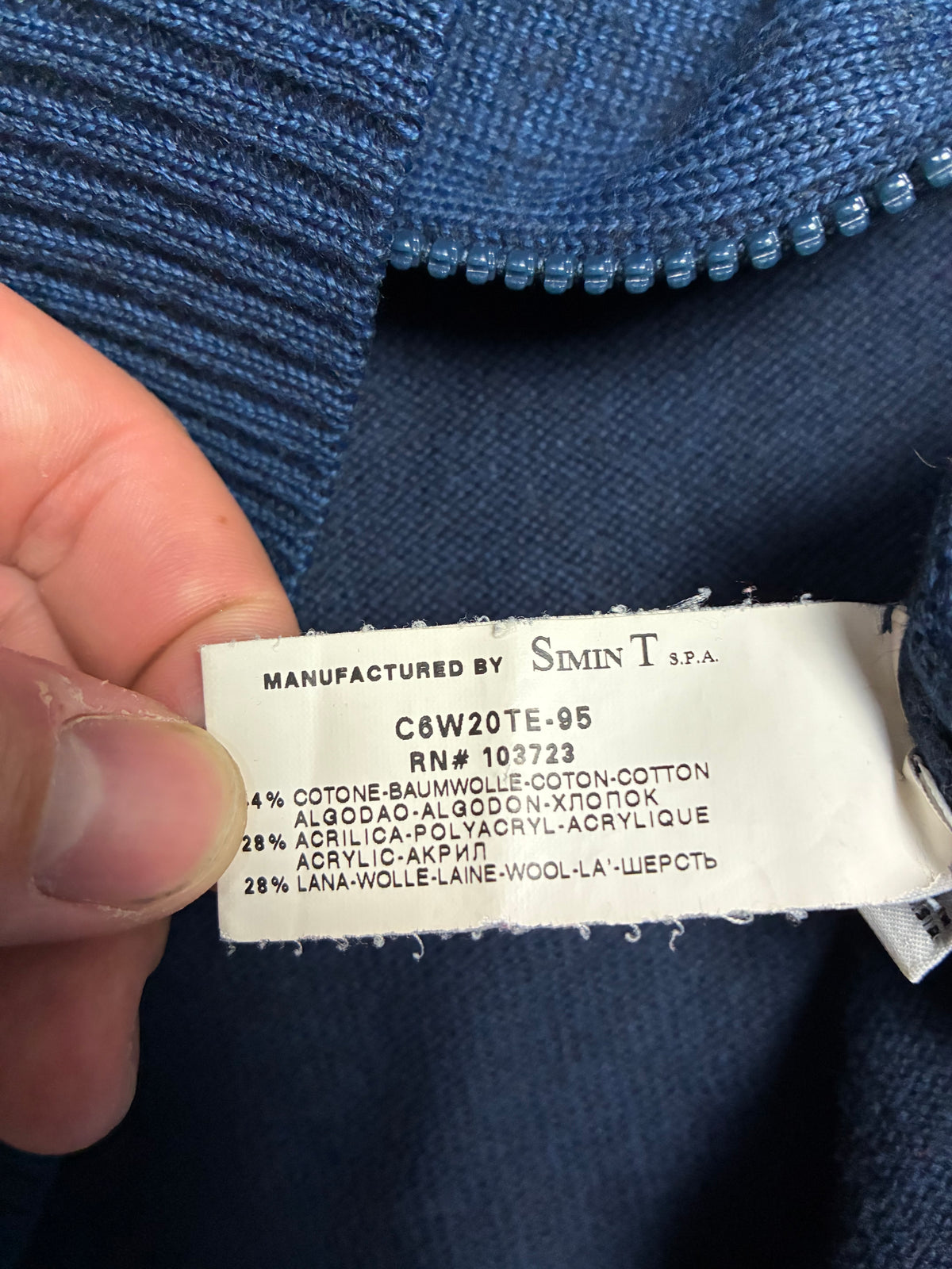 vintage Armani Jeans sweatjacket {XL}