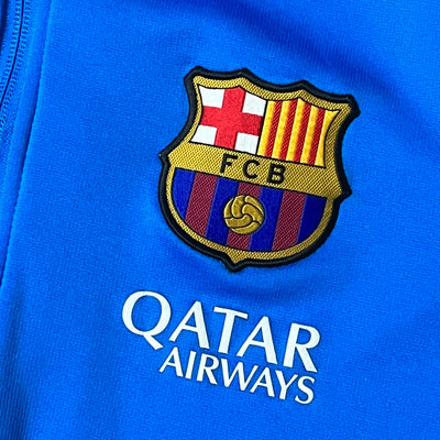 vintage babyblue Nike Fc Barcelona trackjacket {M}