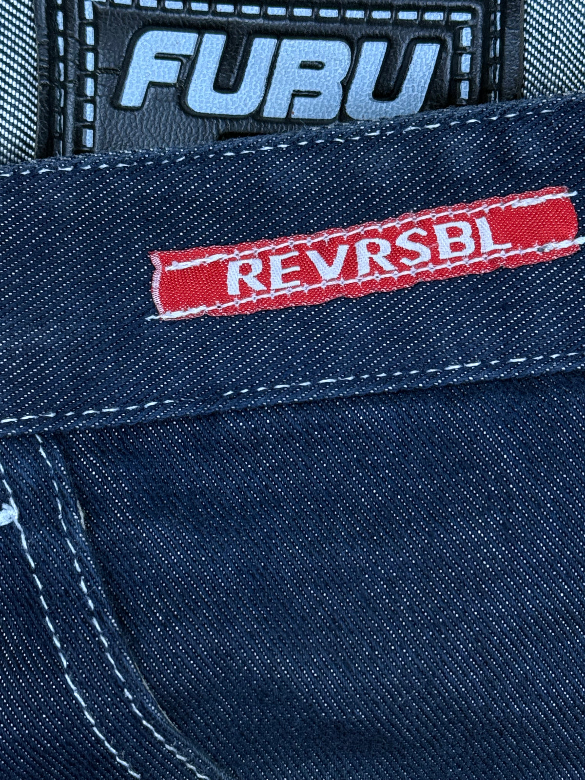 vintage reversible Fubu jeans {S}