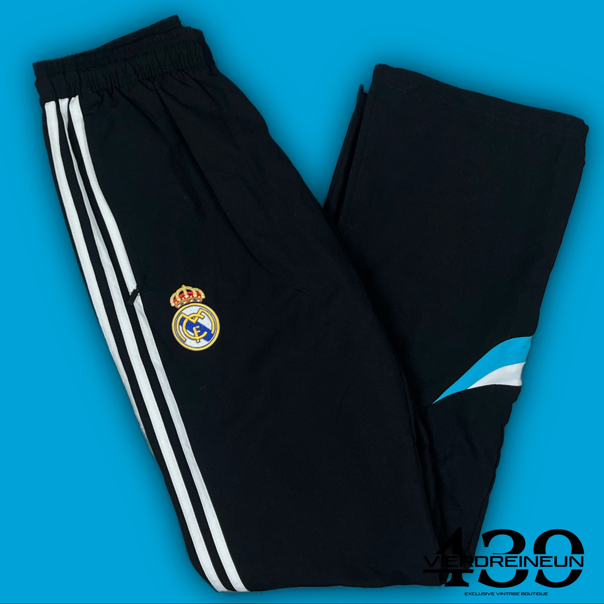 vintage Adidas Real Madrid trackpants {S}