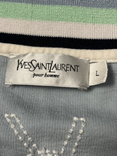 Cargar imagen en el visor de la galería, vintage babyblue Yves Saint Laurent sweatjacket {L}
