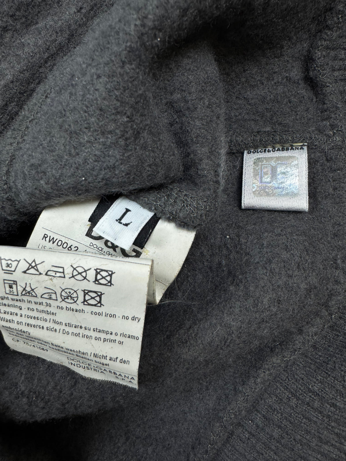 vintage Dolce & Gabbana sweatjacket {L}