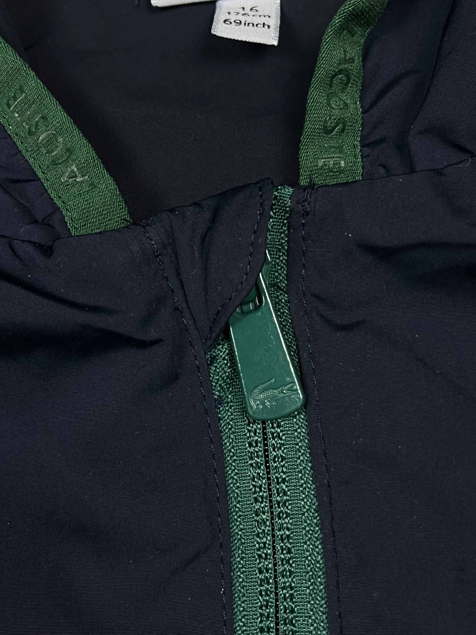 navyblue Lacoste windbreaker {S}