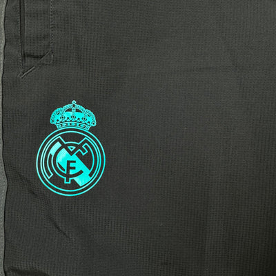 black Adidas Real Madrid trackpants {XS}