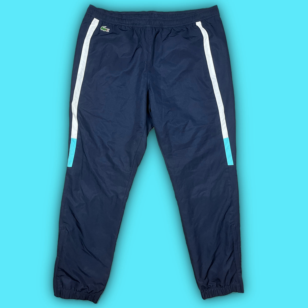 navyblue Lacoste trackpants {L}