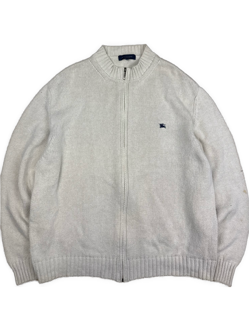 vintage Burberry sweatjacket {L}