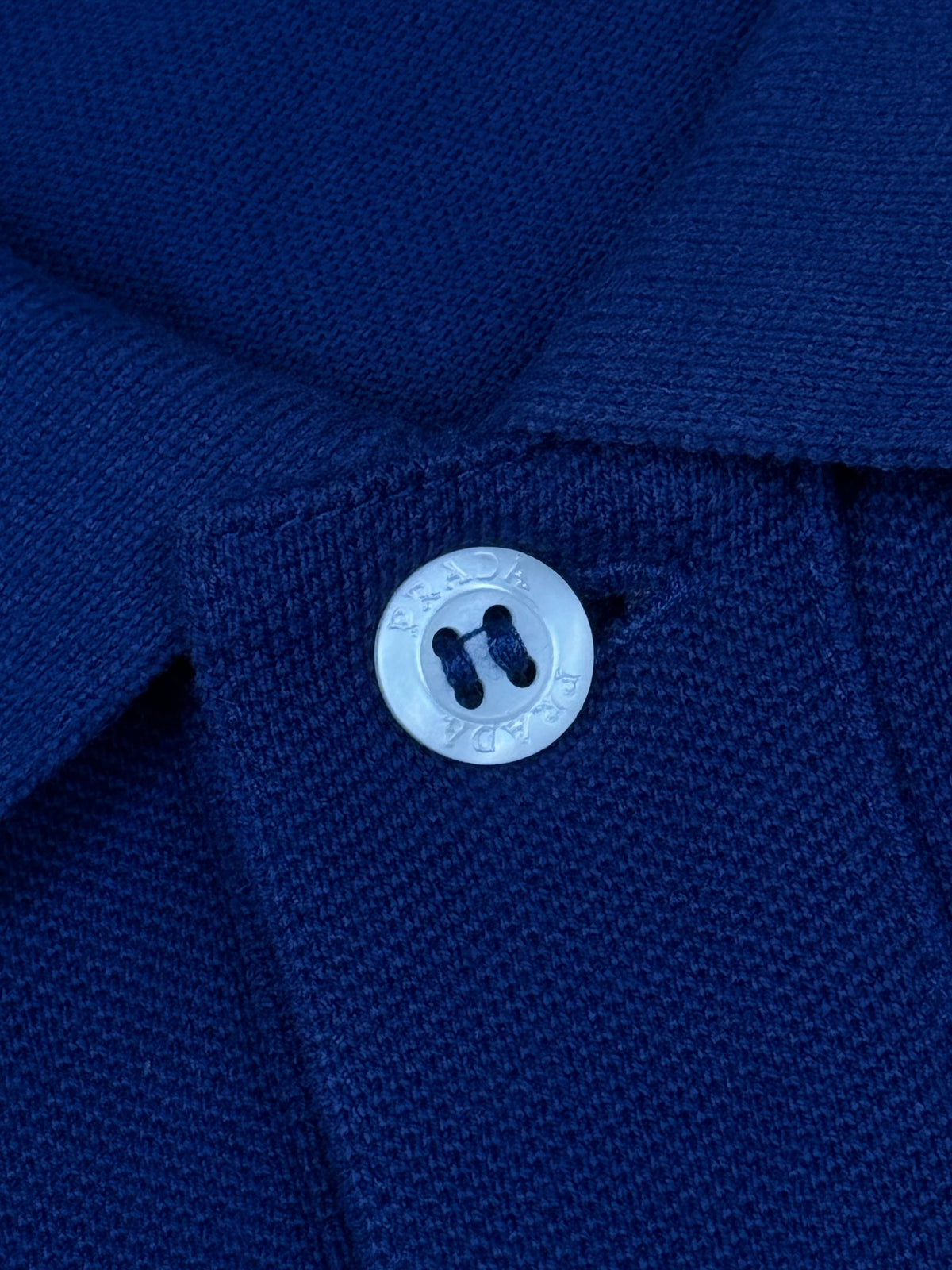 navyblue Prada polo {S}