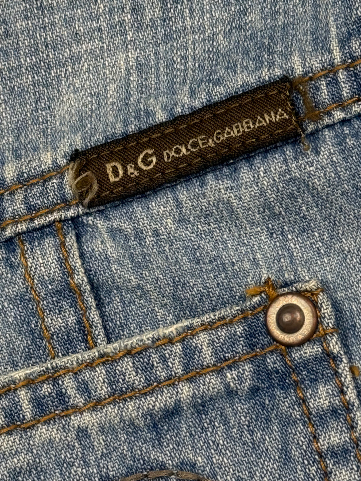 vintage Dolce & Gabbana jeansjacket {S}