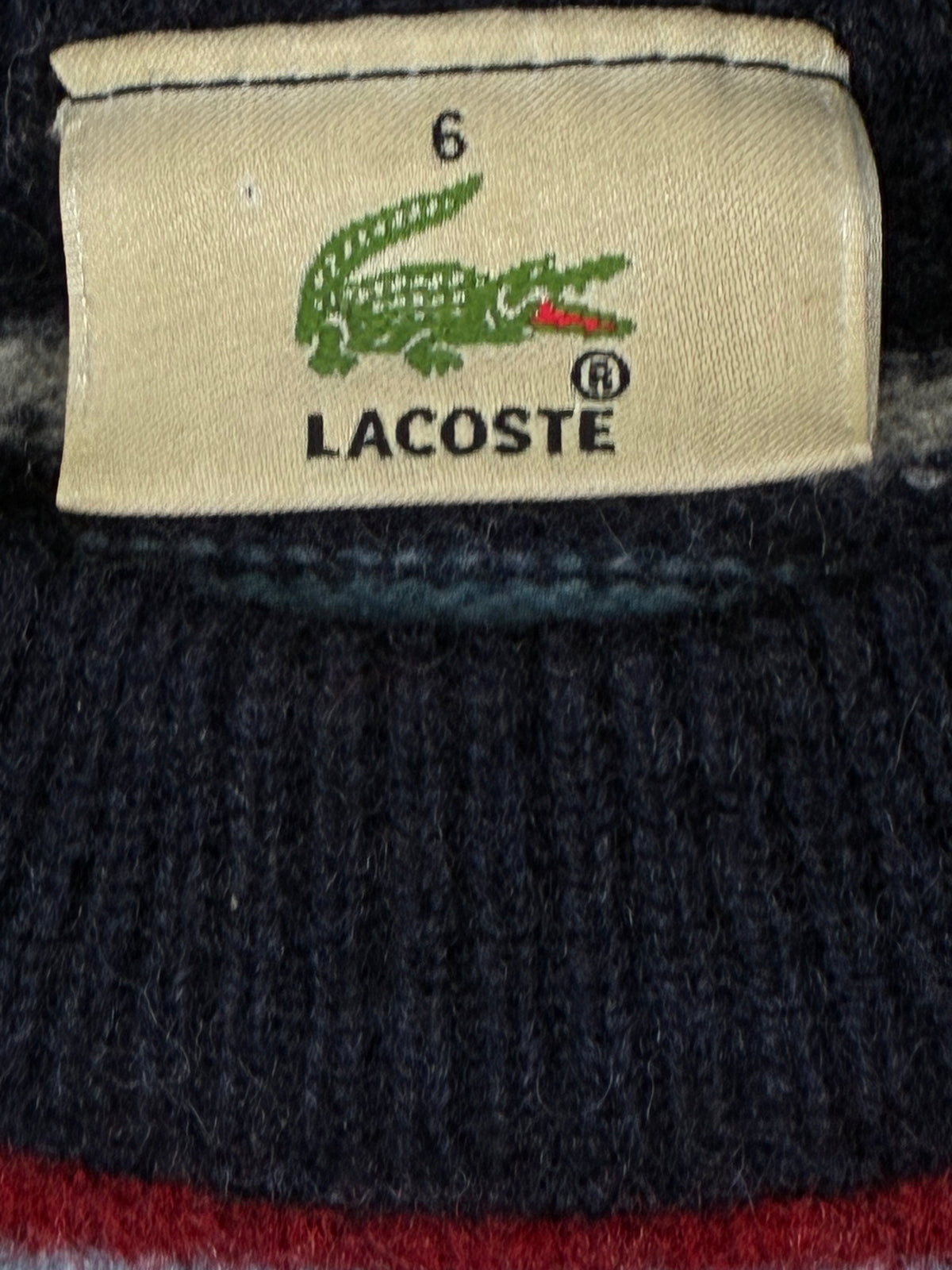 vintage Lacoste knittedsweater {XS}
