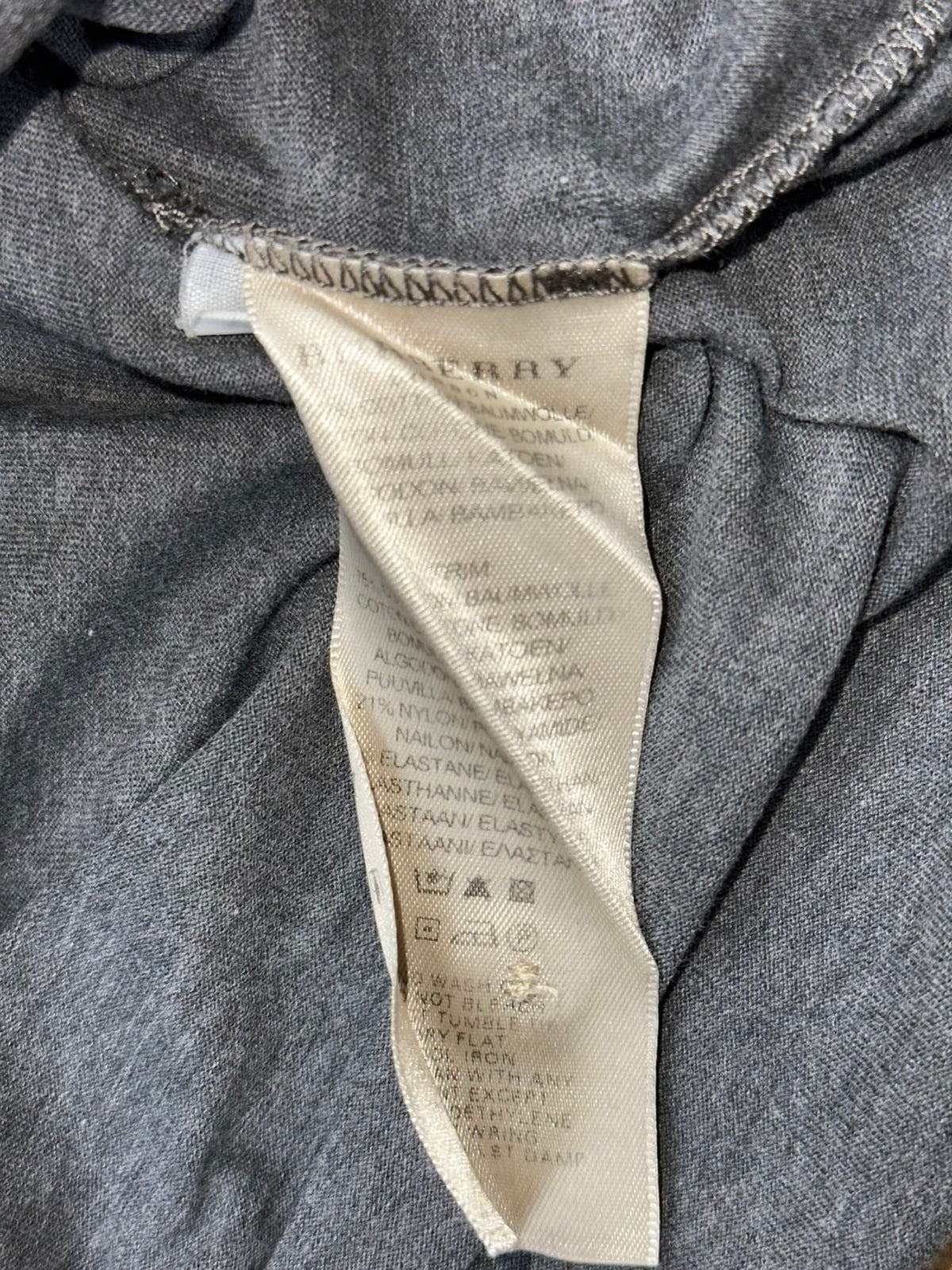 vintage Burberry polo long {XL}