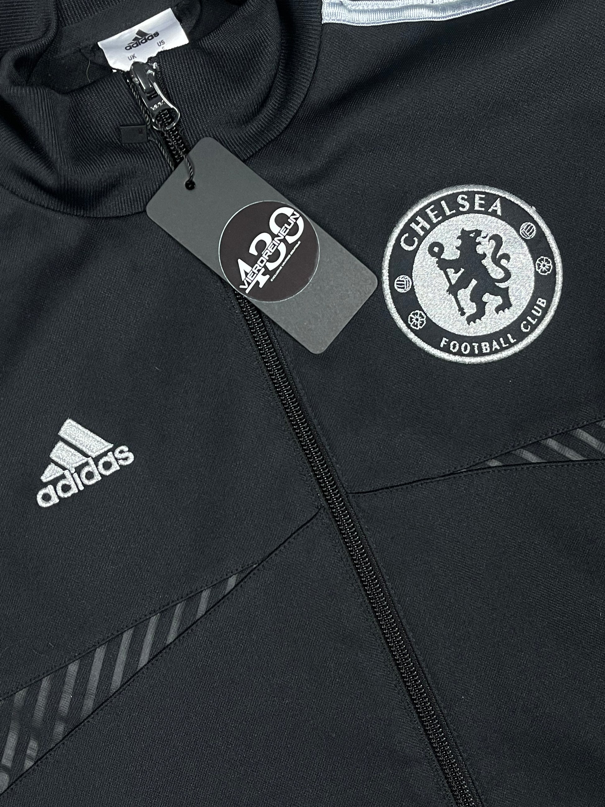 vintage Adidas Fc Chelsea trackjacket {S}