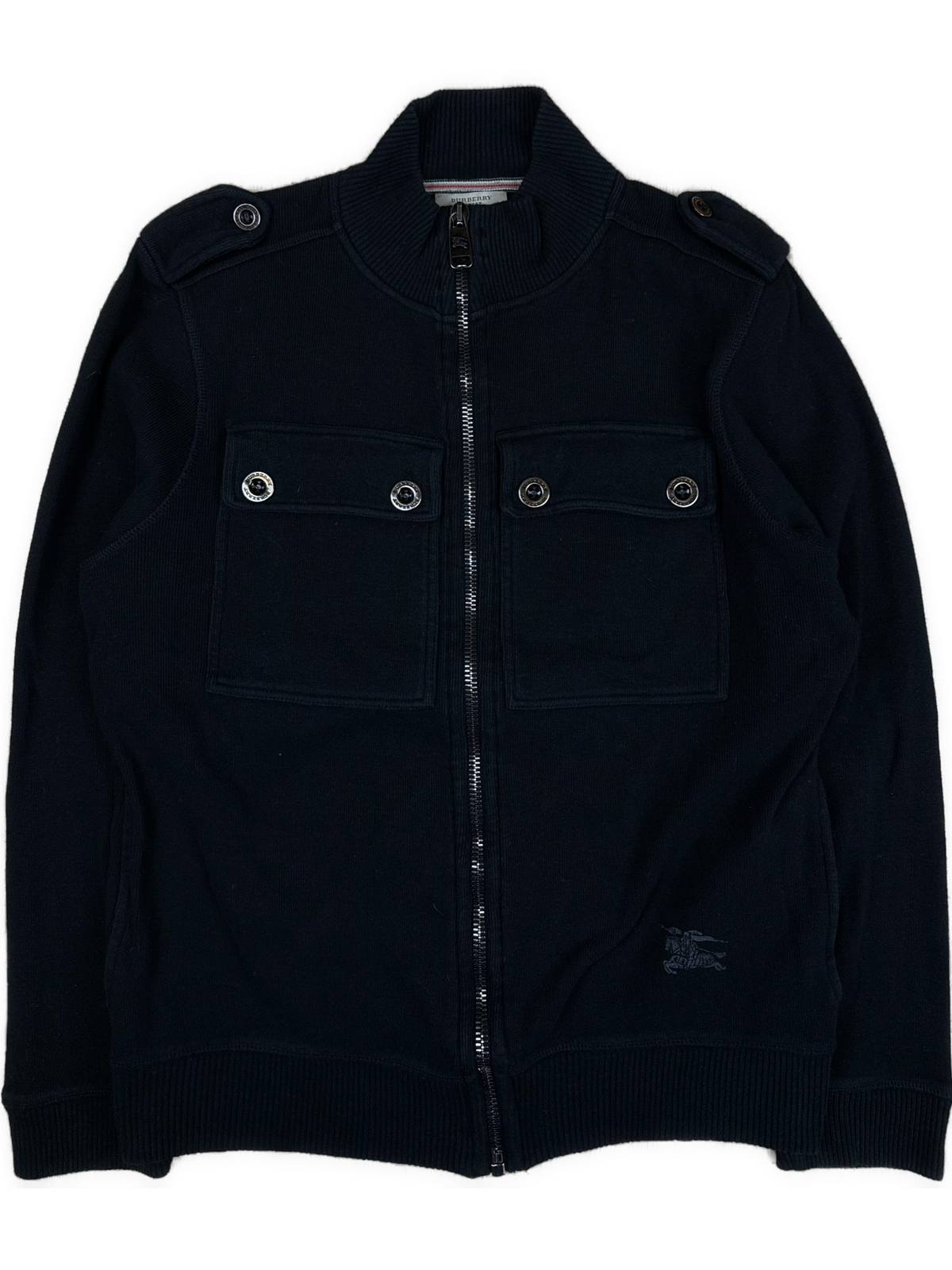 vintage Burberry sweatjacket {L}