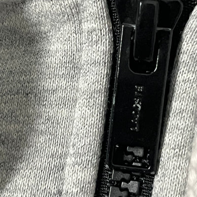 grey/black Lacoste sweatjacket {L}