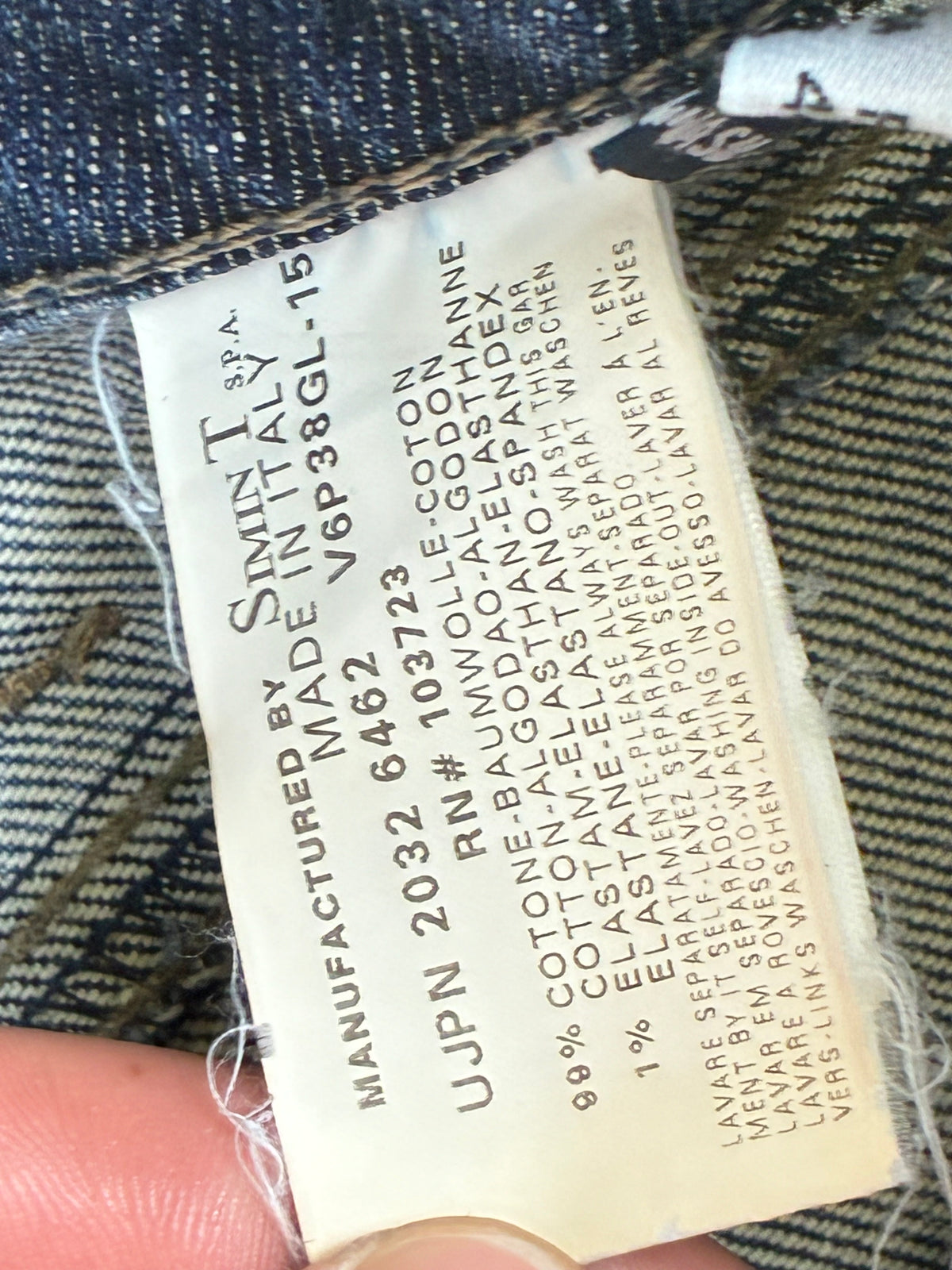 vintage Armani 3/4 jeans