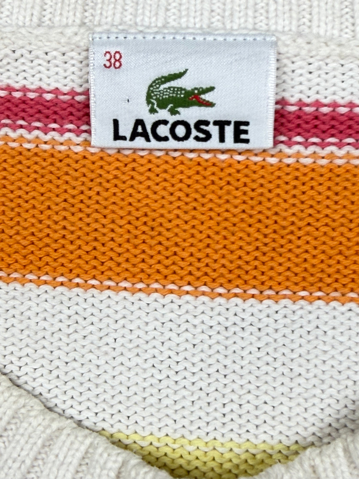 vintage Lacoste knittedsweater {XS}
