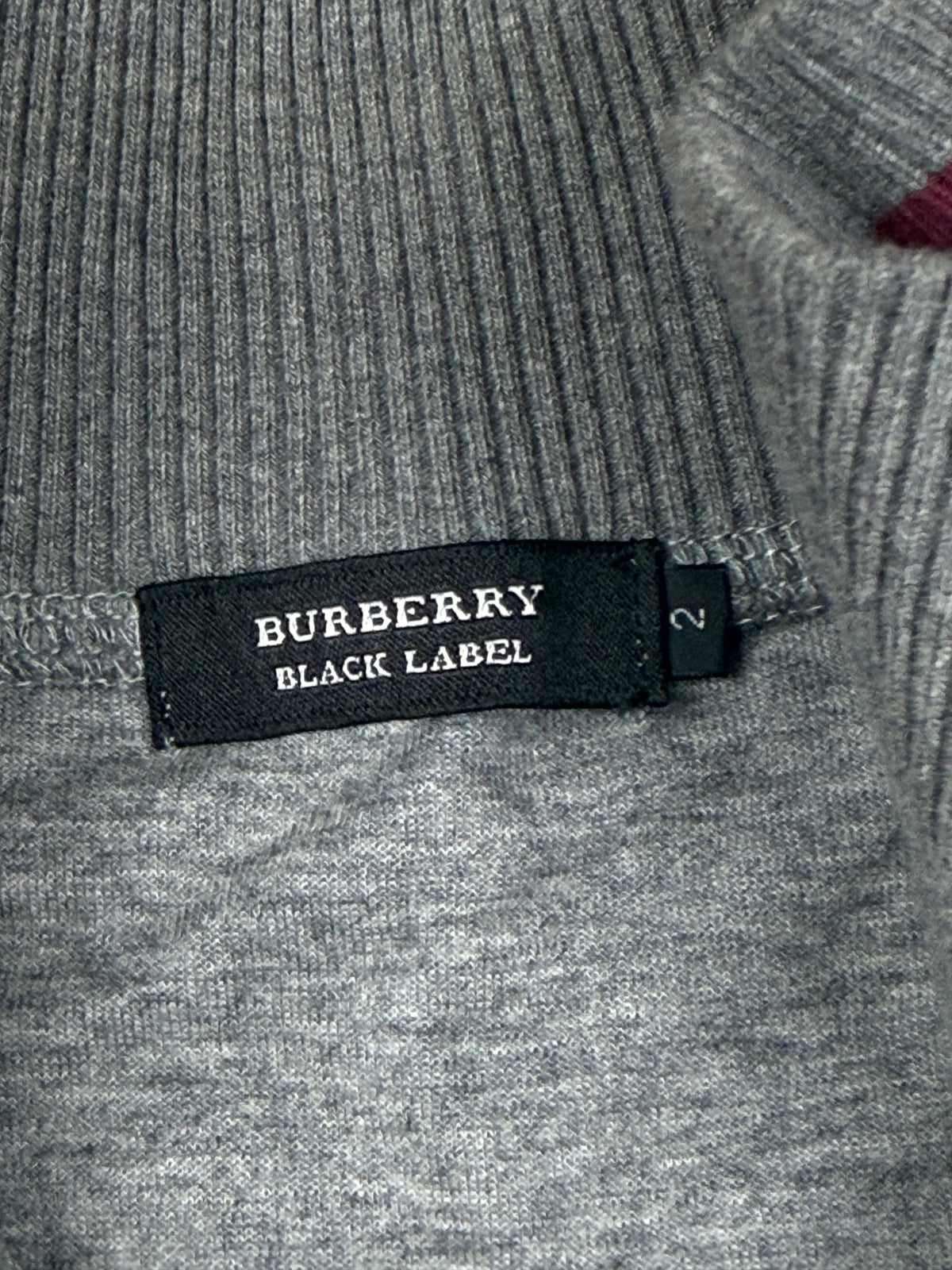 vintage Burberry Black Label sweatjacket {S}