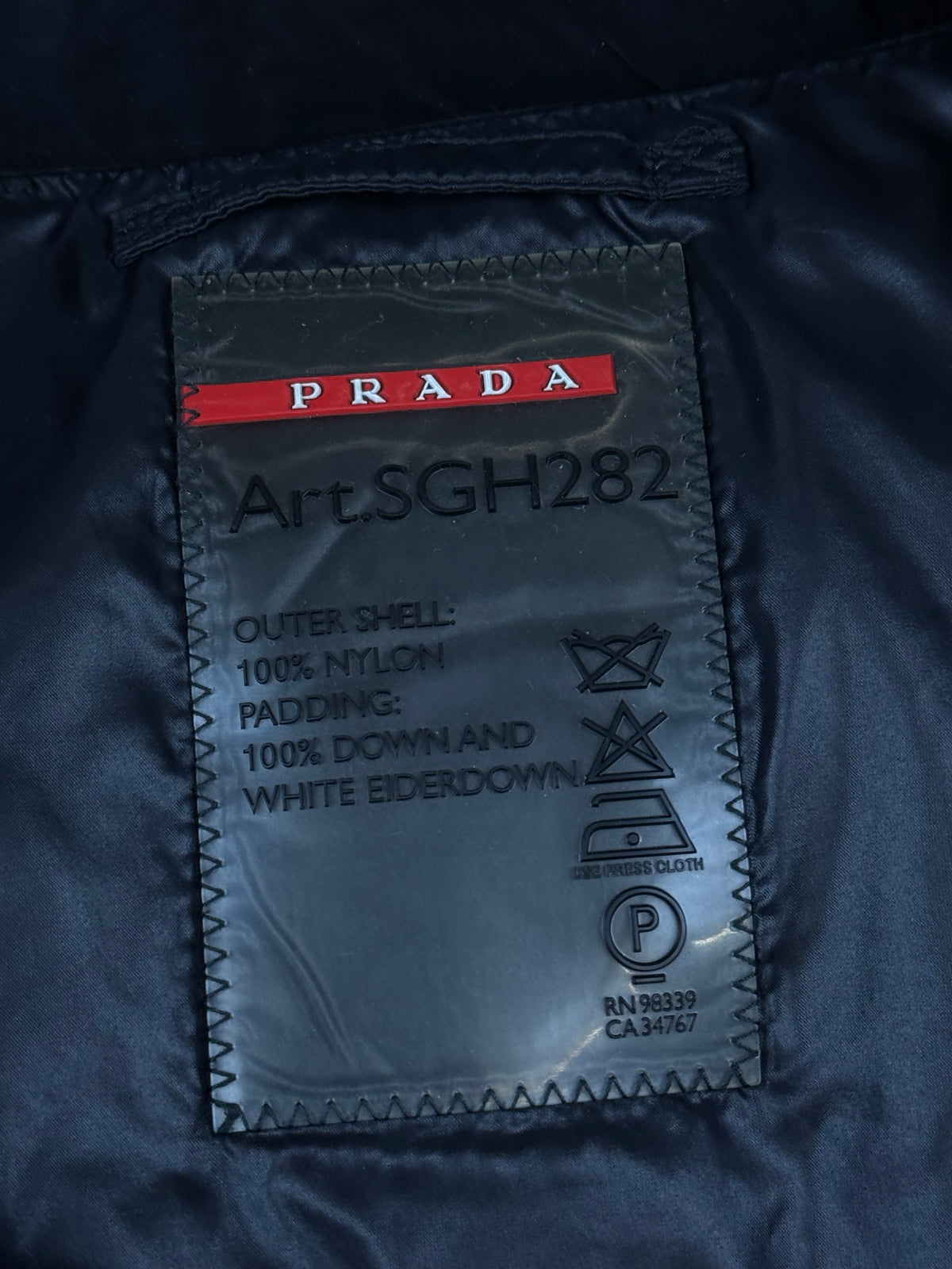 vintage black Prada vest