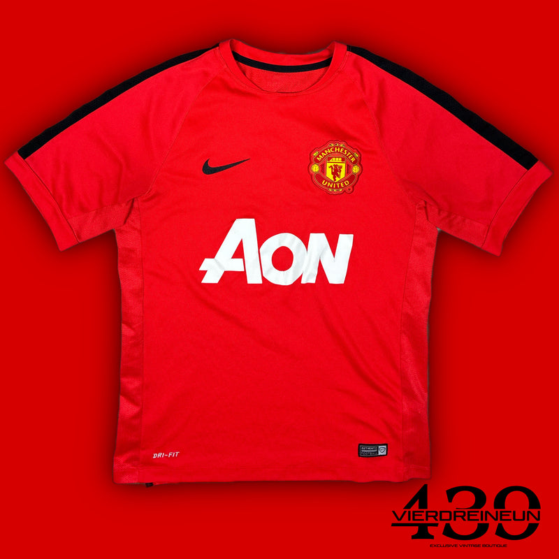 vintage Nike Manchester United trainingjersey {XS}