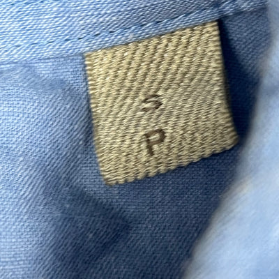 vintage babyblue Burberry shirt {S}