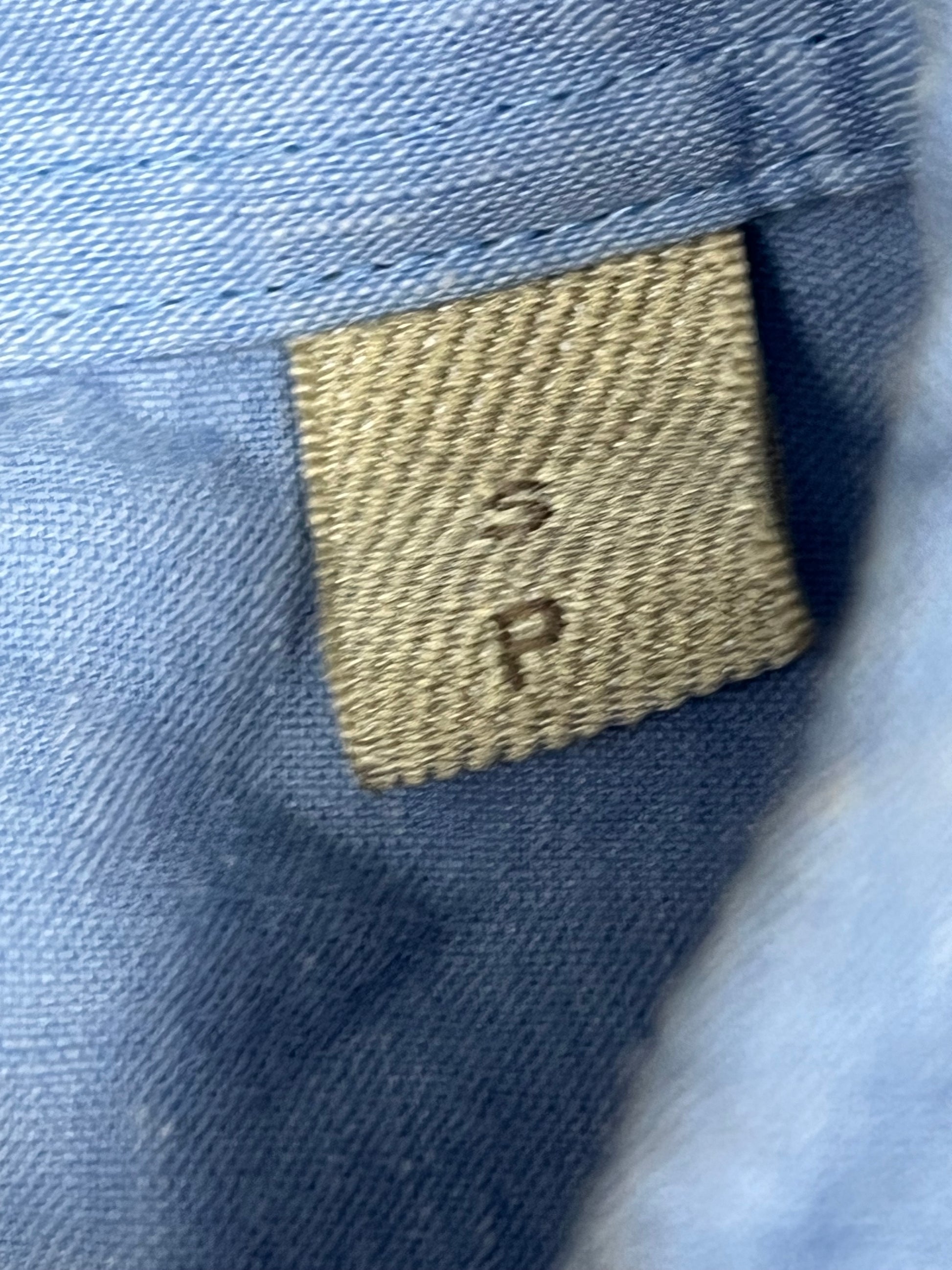 vintage babyblue Burberry shirt {S}