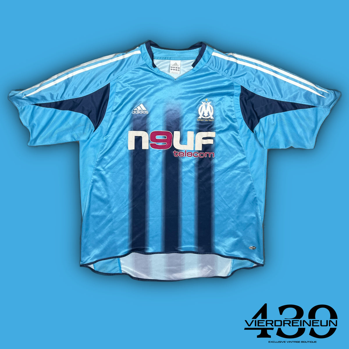 vintage Adidas Olympique Marseille home jersey {XL}