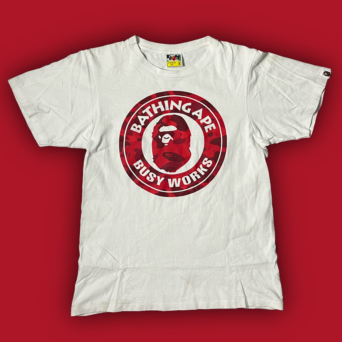 vintage BAPE a bathing ape t-shirt  {S}