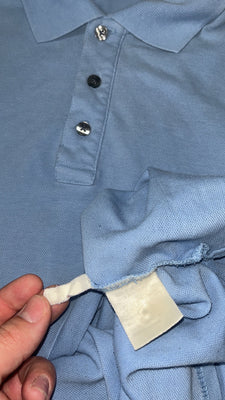 vintage babyblue Yves Saint Laurent polo {L}