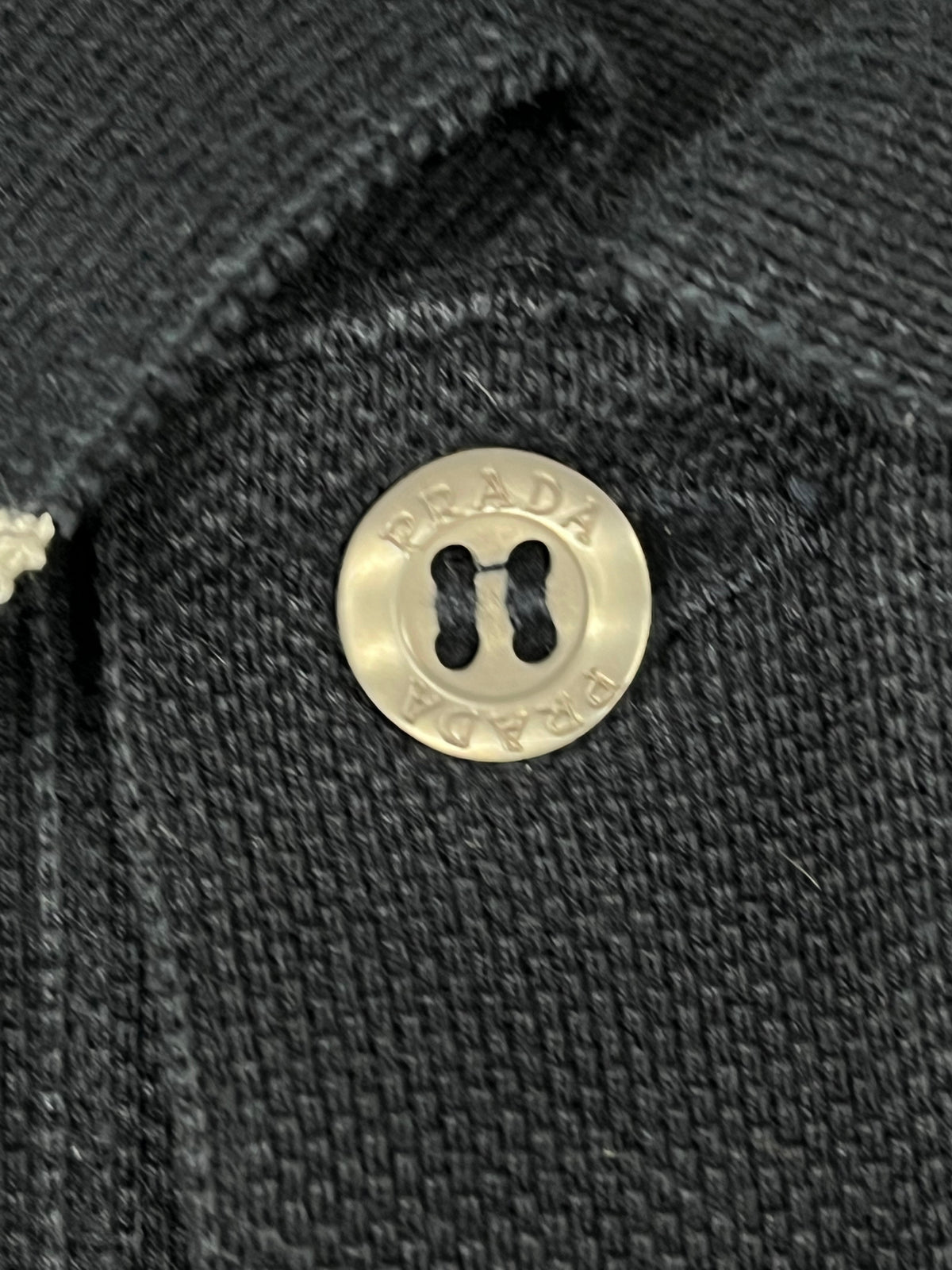 vintage navyblue Prada polo {M}