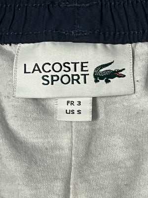 navyblue Lacoste trackpants {S}