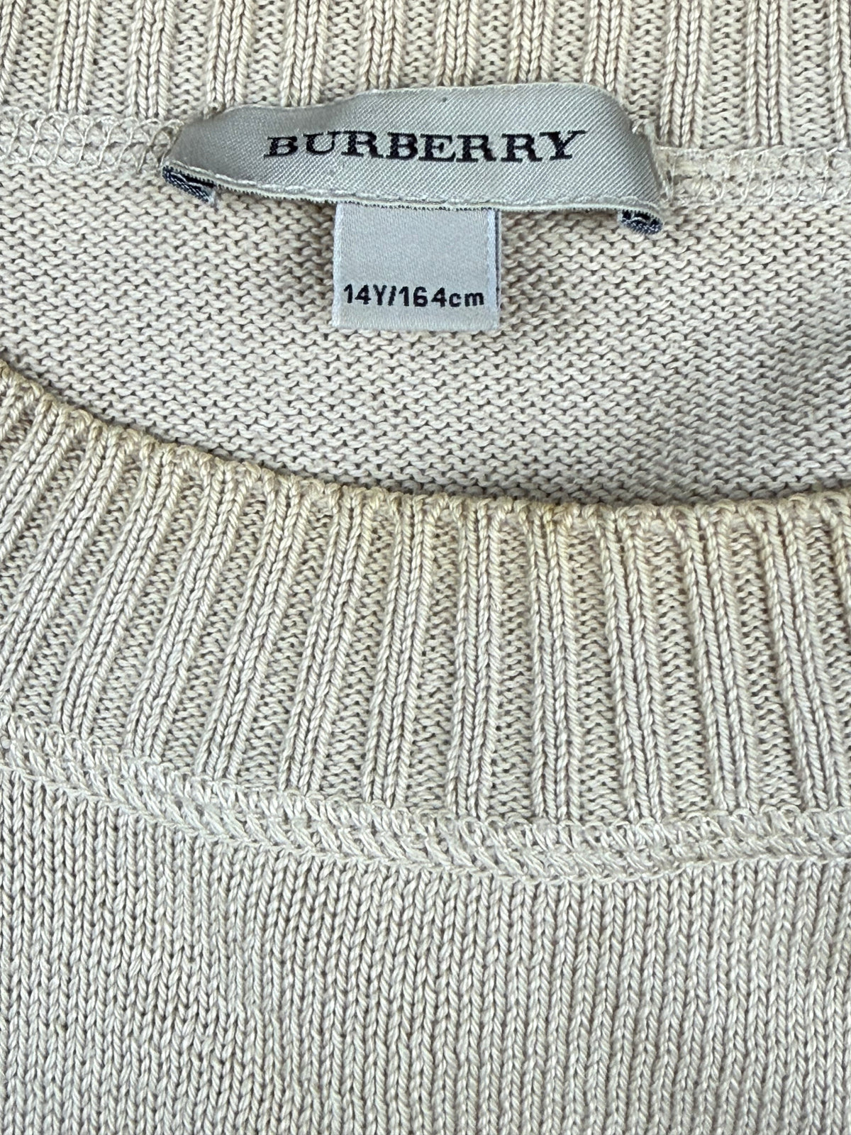 vintage Burberry knittedsweater {S}
