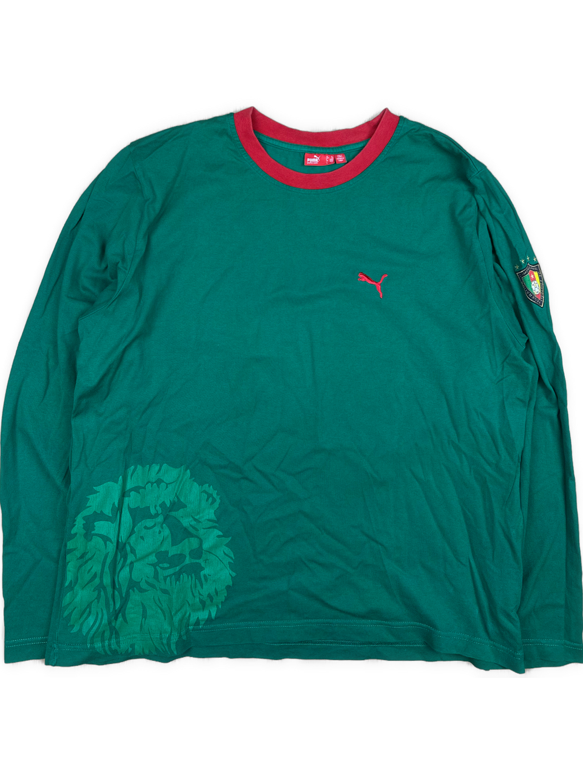 vintage Puma Cameroon longsleeve {L}