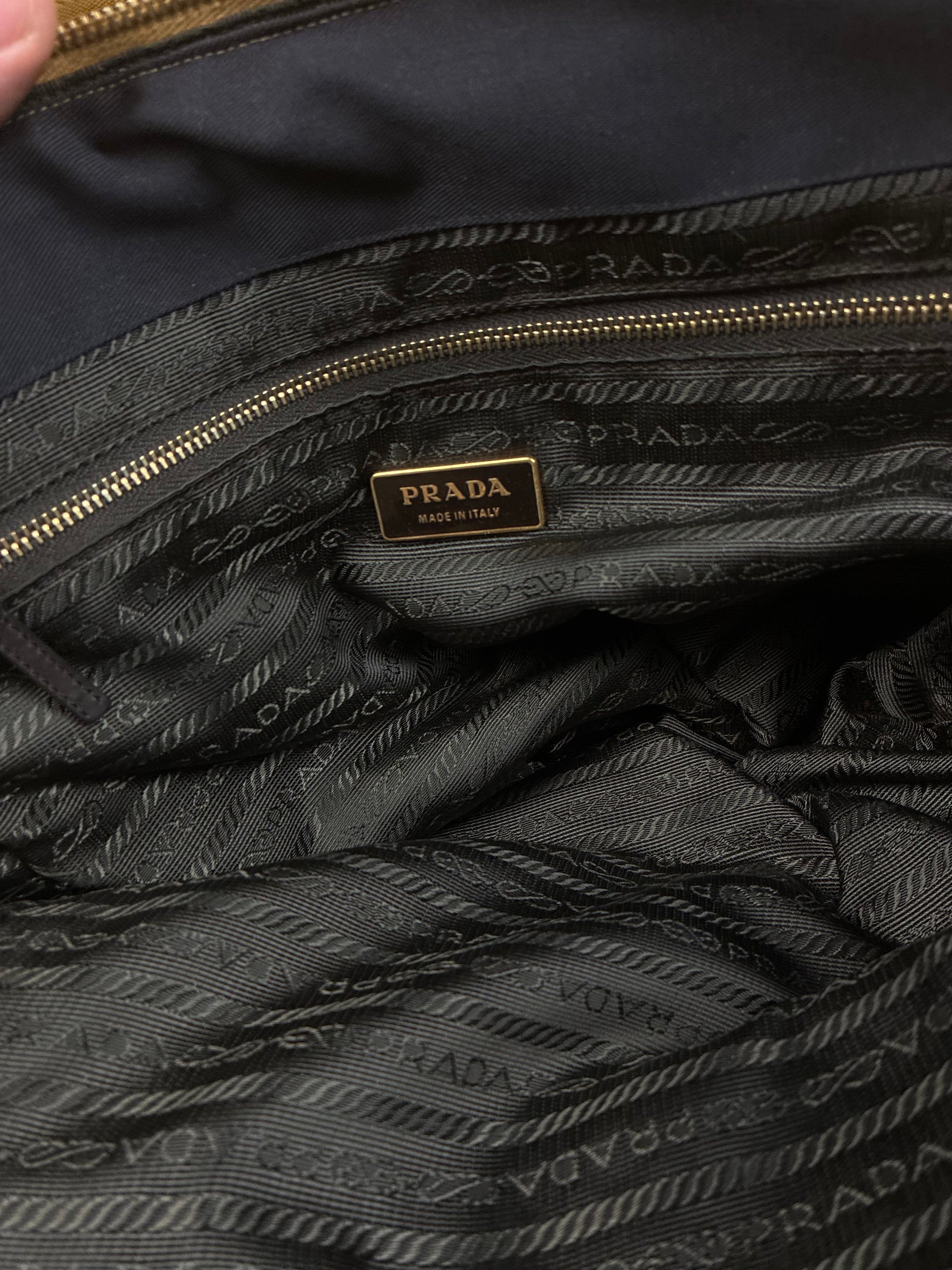 vintage Prada shopper