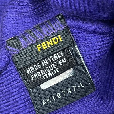 vintage purple Fendi beanie