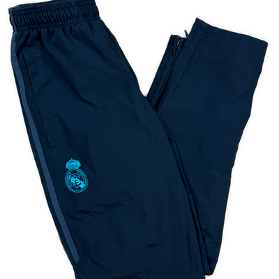 black Adidas Real Madrid trackpants {XS}