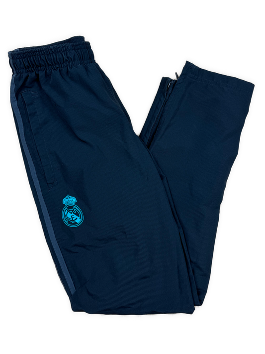 black Adidas Real Madrid trackpants {XS}
