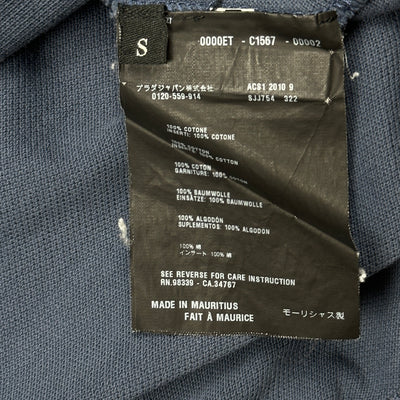 vintage navyblue Prada polo long {S}